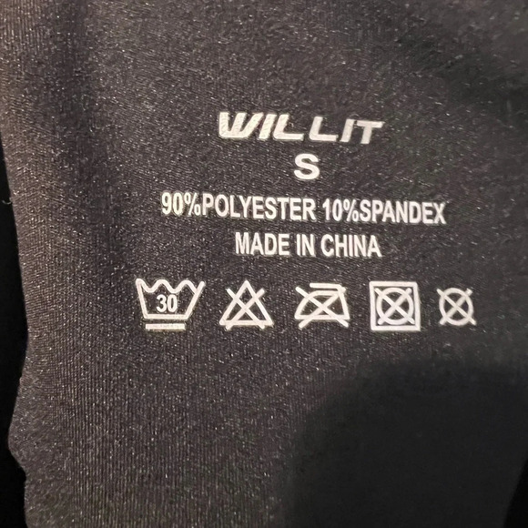 Willit sz small solid black leggings. Sid’s pockets and back zipper pocket. - Picture 5 of 5